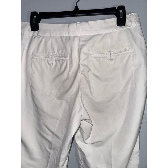 Peter Millar wicking women's pants off white size 4 mid rise 26.5" inseam - Picture 6 of 11